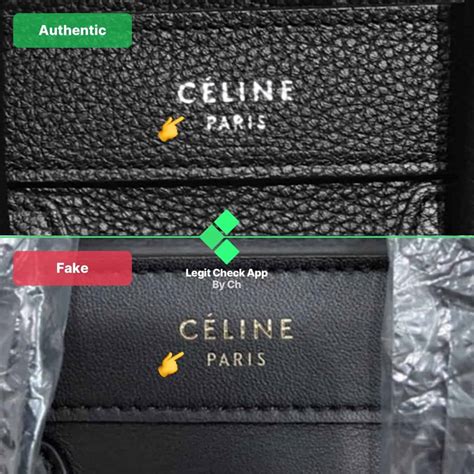 celine luggage nano fake